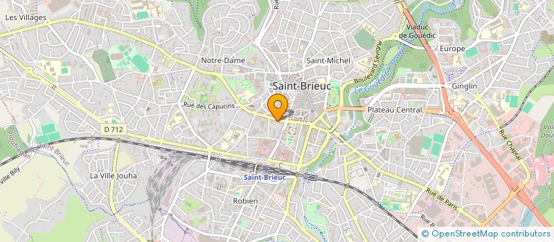 localisation de l'entreprise FOSOFEHD à SAINT-BRIEUC