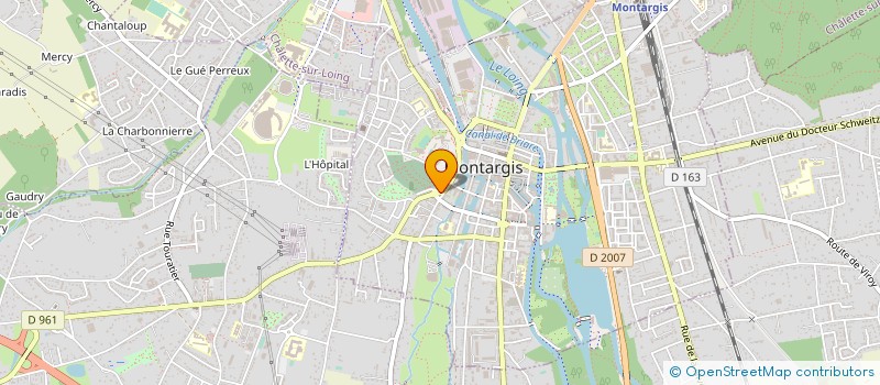 localisation de l'entreprise FOSSA-BAT à MONTARGIS