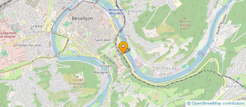 localisation de l'entreprise FOSSAERT  BESANCON