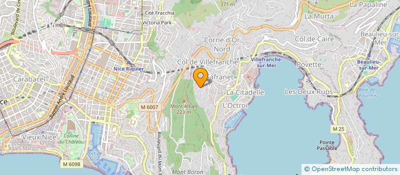 localisation de l'entreprise FOSSATI à VILLEFRANCHE-SUR-MER