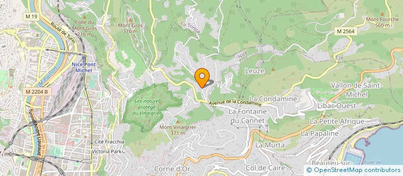 localisation de l'entreprise FOSSATI FLOCA à NICE