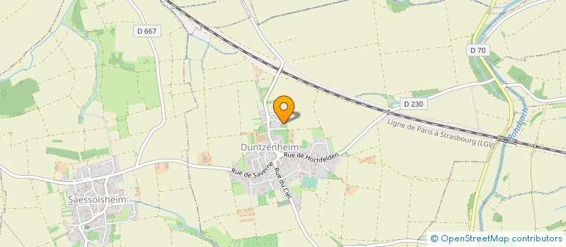 localisation de l'entreprise FOSSATI PRESTATIONS DE SERVICES  DUNTZENHEIM