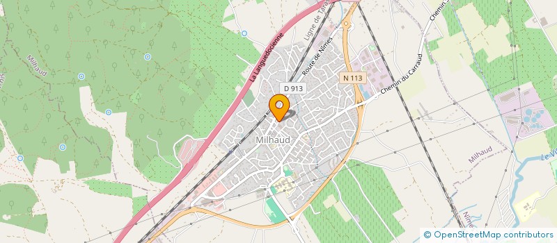 localisation de l'entreprise FOSSE  MILHAUD