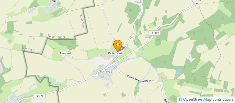 localisation de l'entreprise FOSSE AU LOUP  PARNES