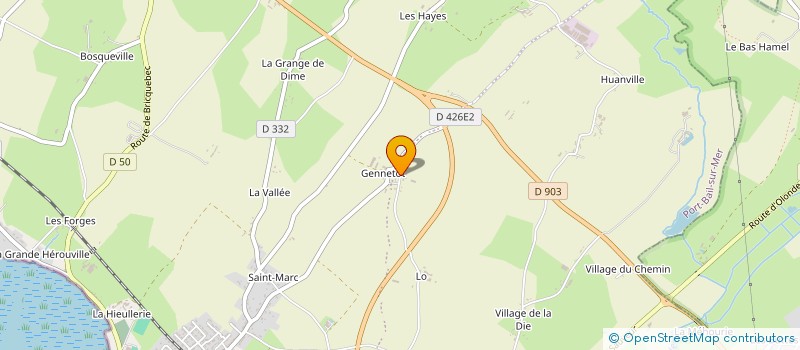 localisation de l'entreprise FOSSE LOIC  PORT-BAIL-SUR-MER