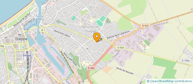 localisation de l'entreprise FOSSE SEBASTIEN ARTISAN PEINTRE à DIEPPE