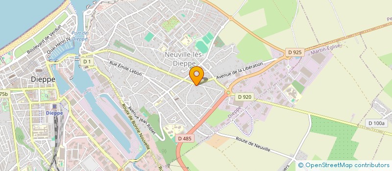 localisation de l'entreprise FOSSE SEBASTIEN RENOVATION EXTERIEURE à DIEPPE