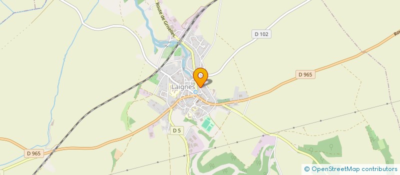 localisation de l'entreprise FOSSEPREZ à LAIGNES