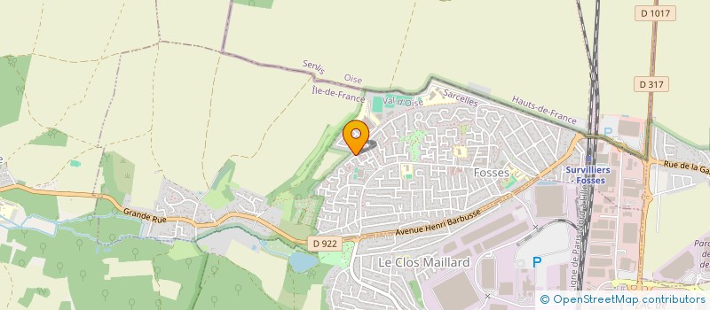 localisation de l'entreprise FOSSES AREA NETWORK  FOSSES