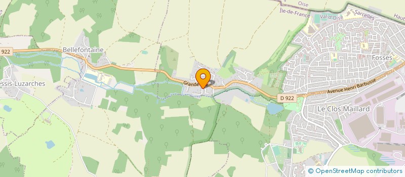 localisation de l'entreprise FOSSES GARAGE à FOSSES