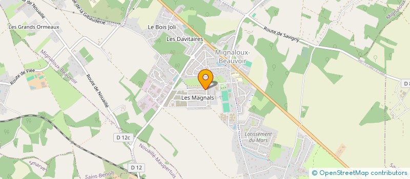 localisation de l'entreprise FOSSETTE à MIGNALOUX-BEAUVOIR