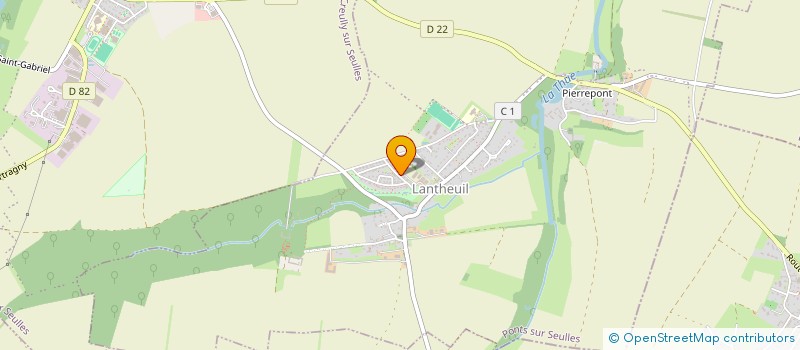 localisation de l'entreprise FOSSEY FAMILY  PONTS SUR SEULLES