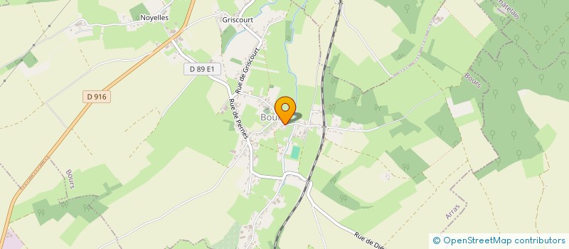 localisation de l'entreprise FOSSIER TP  BOURS