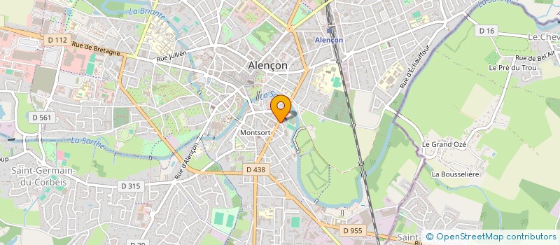 localisation de l'entreprise FOSSIM à ALENCON
