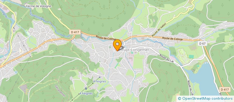 localisation de l'entreprise FOSSIMMO à XONRUPT-LONGEMER