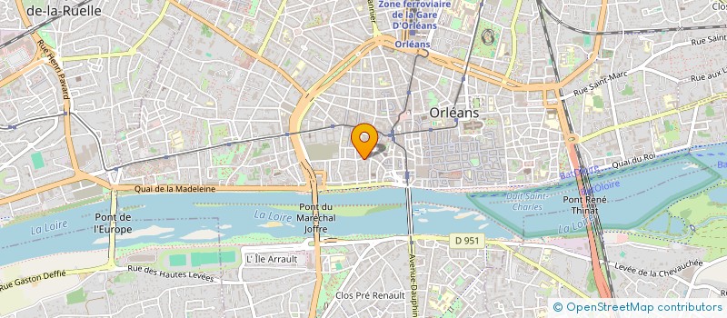 localisation de l'entreprise FOSTER à ORLEANS