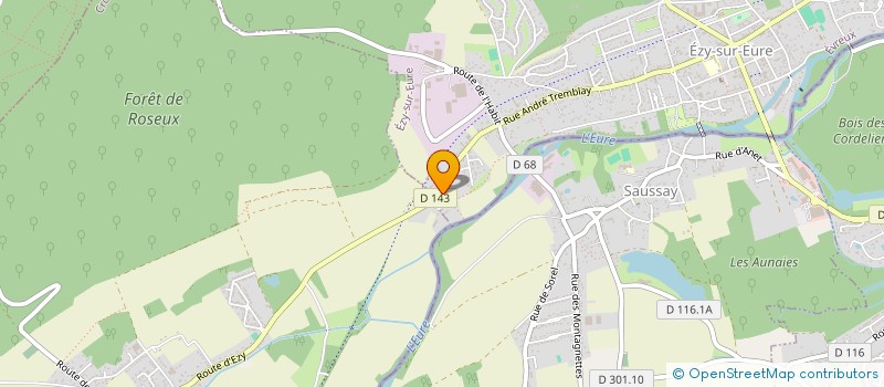 localisation de l'entreprise FOSTHAM TRADE INTERNATIONAL SARL  EZY-SUR-EURE