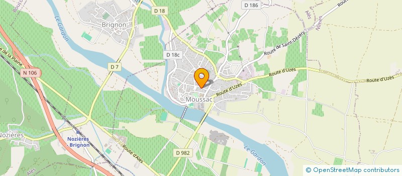 localisation de l'entreprise FOSTYK PASCALINE  MOUSSAC