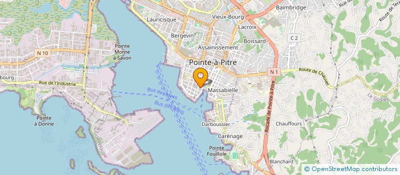 localisation de l'entreprise FOTA à POINTE-A-PITRE