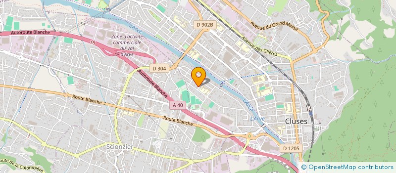 localisation de l'entreprise FOTI CHARLIE  CLUSES