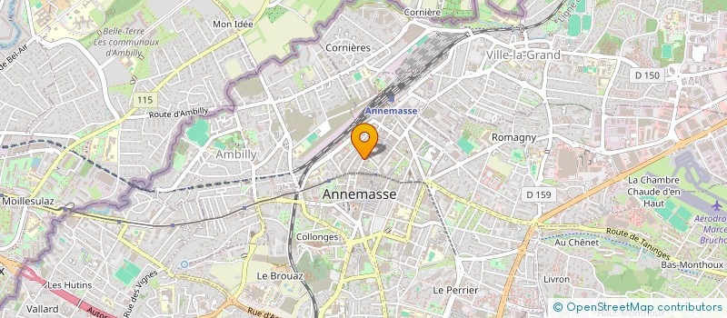 localisation de l'entreprise FOTI SARL à ANNEMASSE