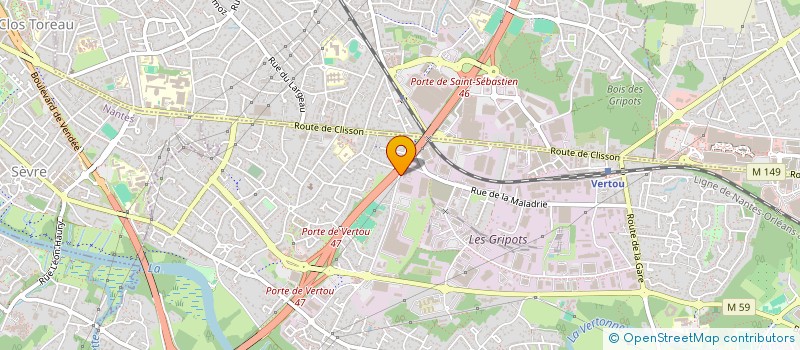 localisation de l'entreprise FOTO HOME  VERTOU