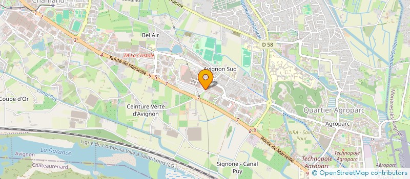 localisation de l'entreprise FOTO LAB  AVIGNON