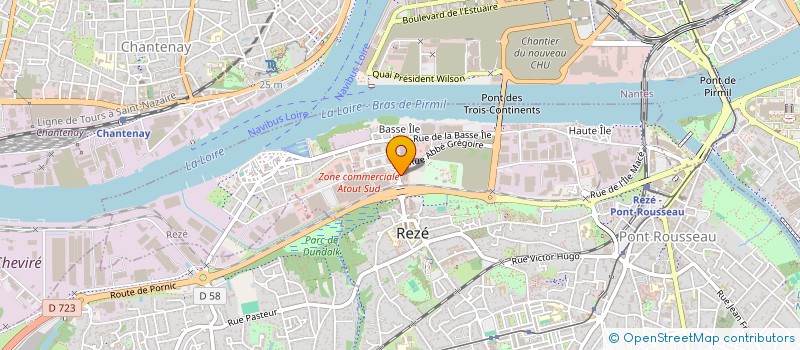 localisation de l'entreprise FOTOCARS NANTES à REZE