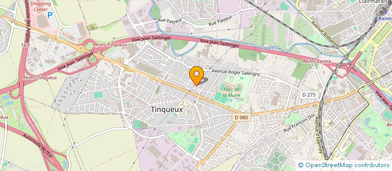 localisation de l'entreprise FOTOCOLOR  TINQUEUX