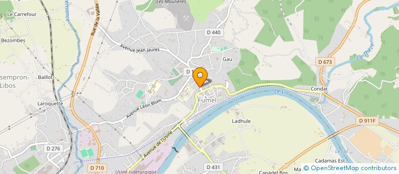 localisation de l'entreprise FOTODAR à FUMEL