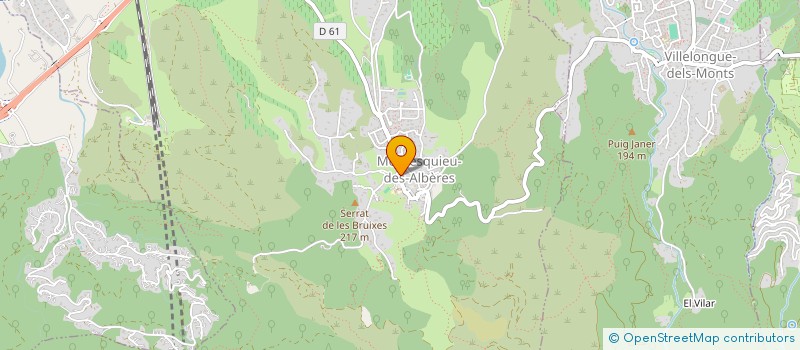 localisation de l'entreprise FOTOFOLIES  MONTESQUIEU-DES-ALBERES