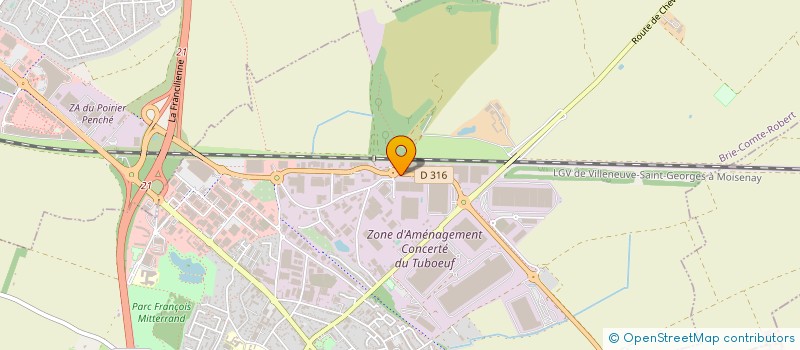 localisation de l'entreprise FOTOLINE à BRIE-COMTE-ROBERT