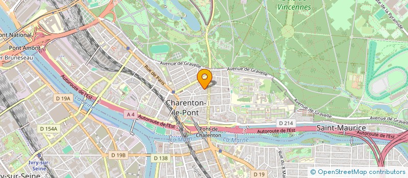 localisation de l'entreprise FOTOPUZZLE  CHARENTON LE PONT