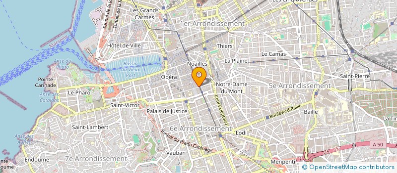 localisation de l'entreprise FOTOREVE à MARSEILLE