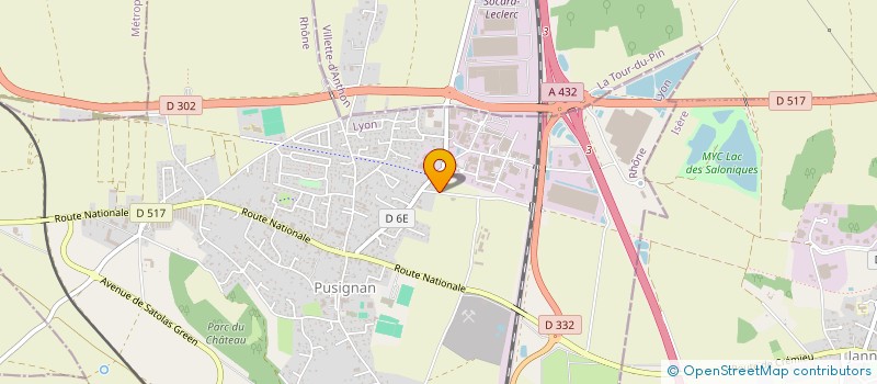 localisation de l'entreprise FOTRAS à PUSIGNAN