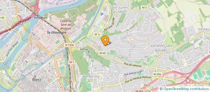 localisation de l'entreprise FOTRINCO  SAINT-JULIEN-LES-METZ