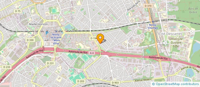 localisation de l'entreprise FOU 2 FOOD  NOISY-LE-GRAND