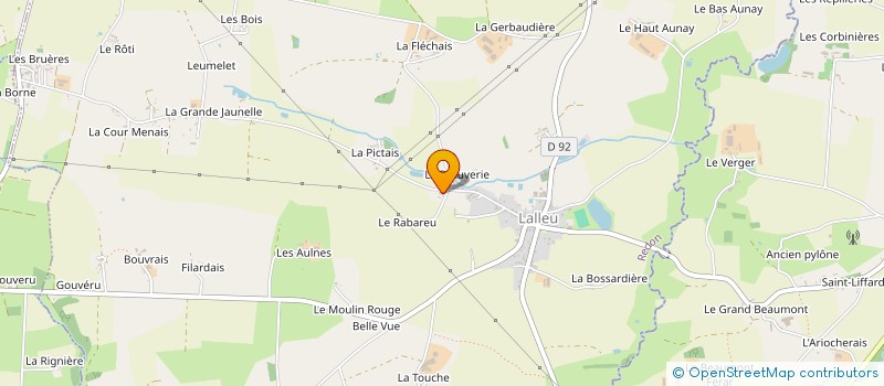 localisation de l'entreprise FOU 2 POULET  LALLEU