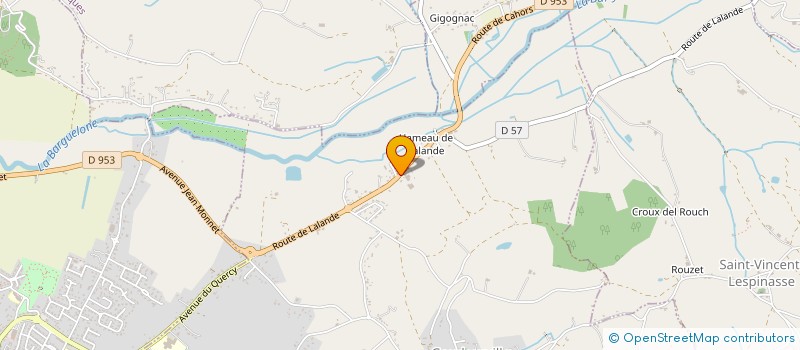 localisation de l'entreprise FOU'ART DES CREATEURS  GOUDOURVILLE