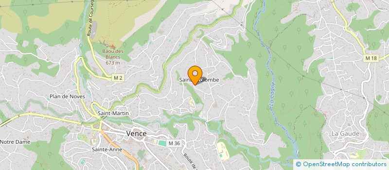 localisation de l'entreprise FOU D'BIO  VENCE