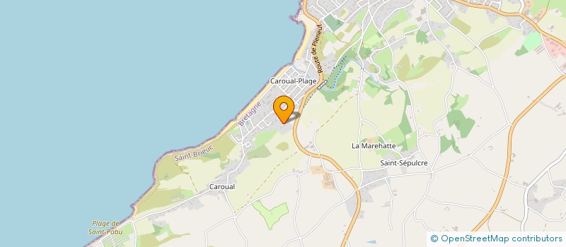 localisation de l'entreprise FOU'D POULET à ERQUY