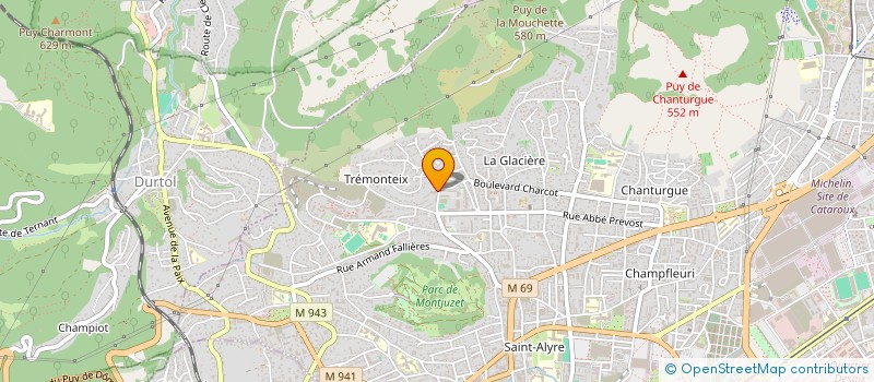 localisation de l'entreprise FOU DE JOIE  CLERMONT-FERRAND