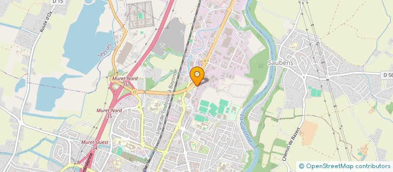 localisation de l'entreprise FOU DE MODE  MURET