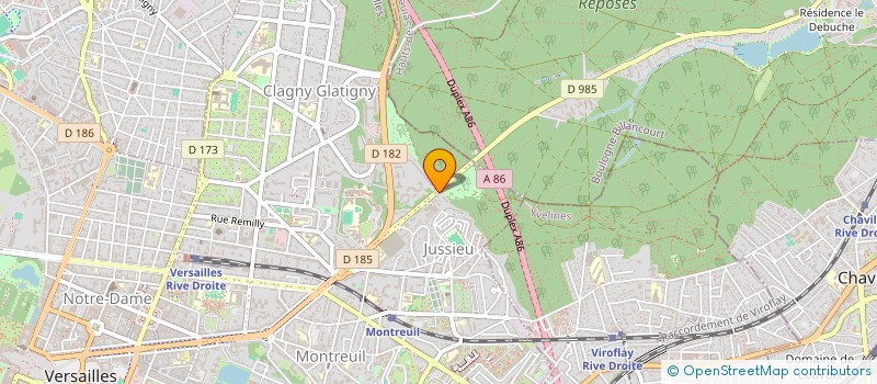 localisation de l'entreprise FOU DU ROY à VERSAILLES