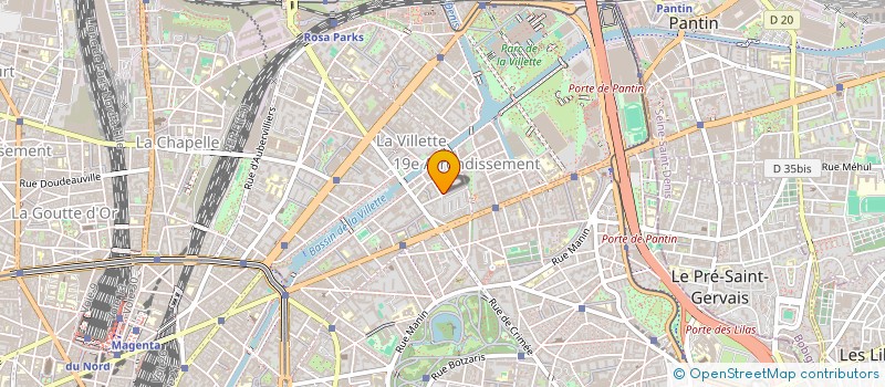 localisation de l'entreprise FOU L'ART  PARIS