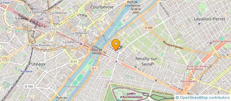 localisation de l'entreprise FOU RIRE PRODUCTIONS à NEUILLY-SUR-SEINE
