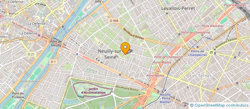 localisation de l'entreprise FOUAN GENEVIEVE à NEUILLY-SUR-SEINE