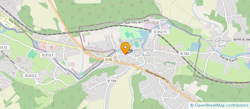 localisation de l'entreprise FOUASSIER BERNARD ET PIERRE à SAINT-REMY-SUR-AVRE