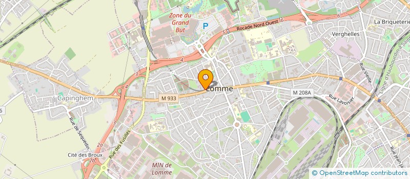 localisation de l'entreprise FOUASSIER FELLONI C INVEST  LILLE