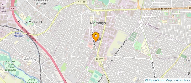 localisation de l'entreprise FOUASSIN à MORANGIS